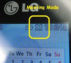 LG 420g Meeting Mode icon