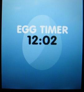 Java Egg Timer app