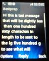 lg 500g received text msg
