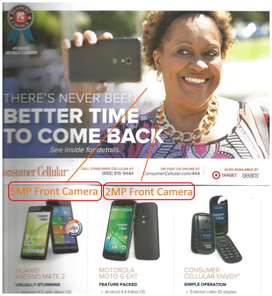 consumer cellular selfie ad