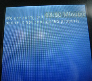 facebook app error message in LG 420g