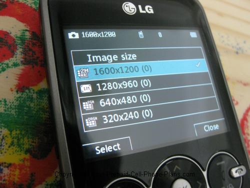 LG 900g camera resolution