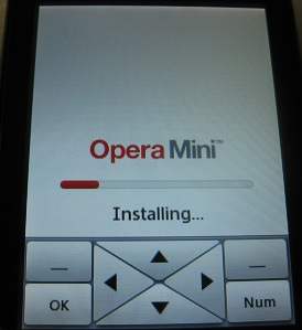 Opera Mini on LG 800g