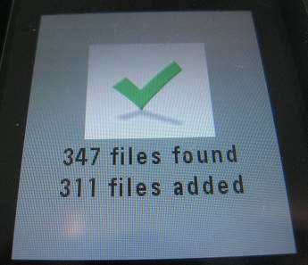 Files found in Motorola EX124g media library
