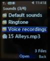LG 420g voice recordings