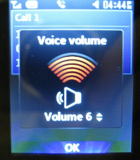 LG 420g call volume