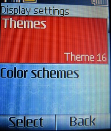 nokia 1661 themes and colors settings
