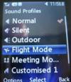 LG 420g select Flight Mode