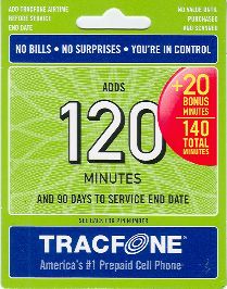 tracfone 120 minute card