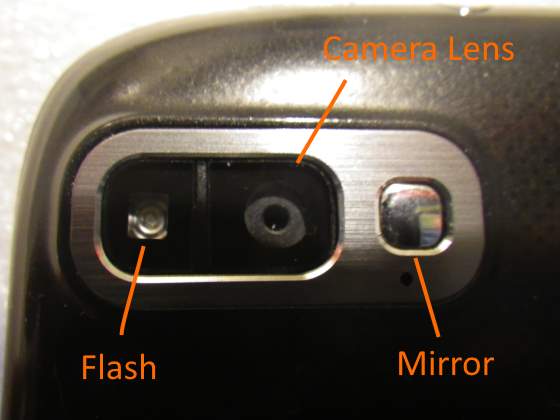 3MP camera with flash