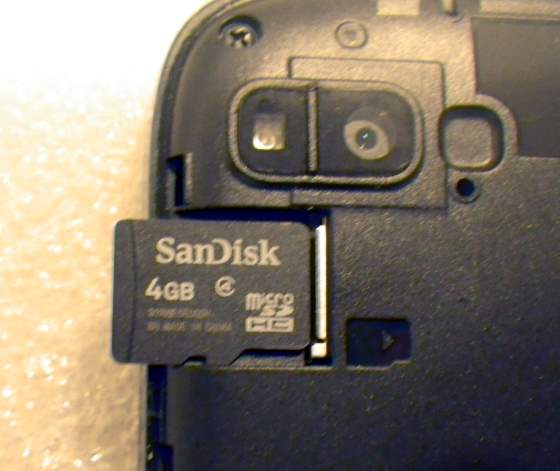 sandisk 4GB memory card